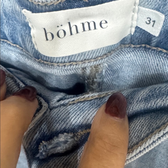 Bohme Colette Wide Leg Jeans in Vintage Light Wash size 31 - Picture 7 of 7
